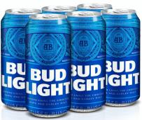 Bud Lt 16oz 6pk Can (6 pack 16oz cans) (6 pack 16oz cans)