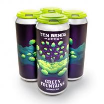 Ten Bends Green Fountains 4pk (4 pack 16oz cans) (4 pack 16oz cans)