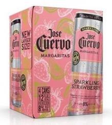 Jose Cuervo - Sparkling Strawberry Margarita (4 pack 12oz cans) (4 pack 12oz cans)